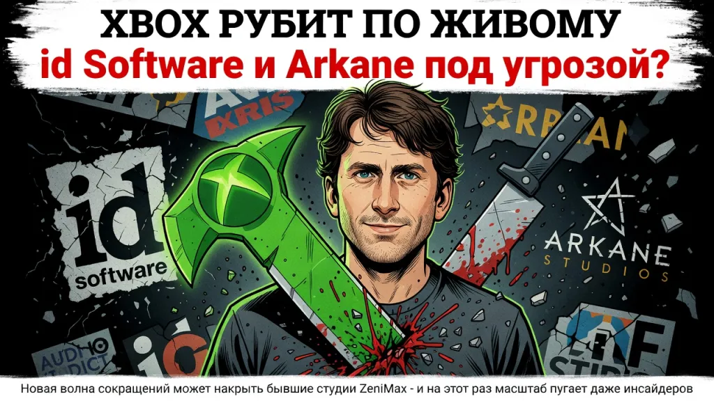 Xbox рубит по живому. id Software и Arkane под угрозой?
